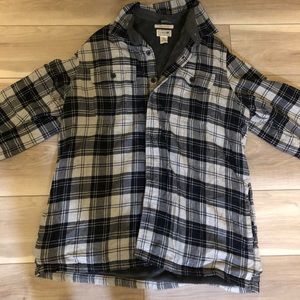 Men's Fleece-Lined Flannel Shirt, Traditional Fit